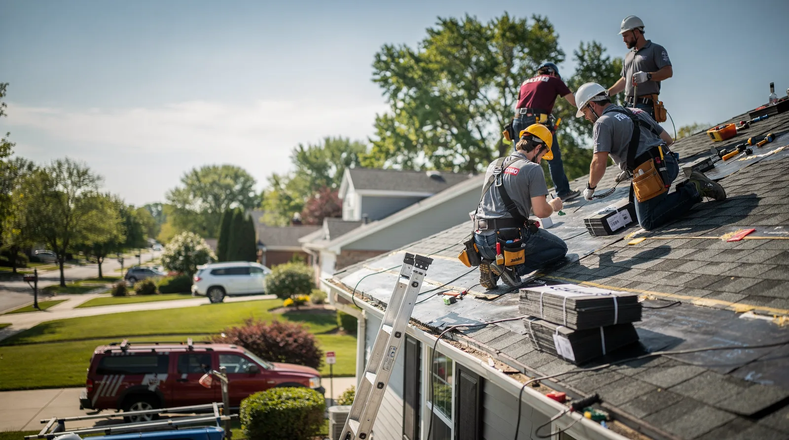 Roof Repair in Modesto, IL around you